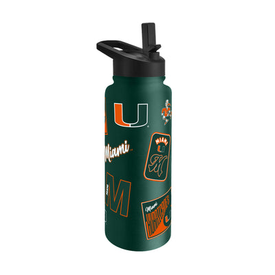 Miami 34oz Dreamweave Quencher Bottle