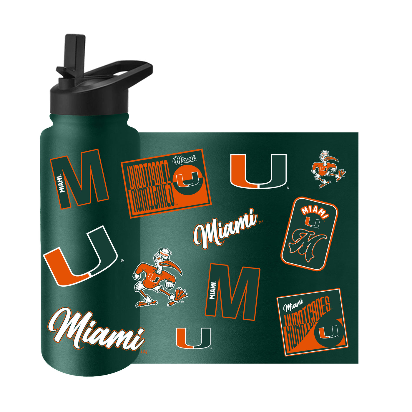 Miami 34oz Dreamweave Quencher Bottle