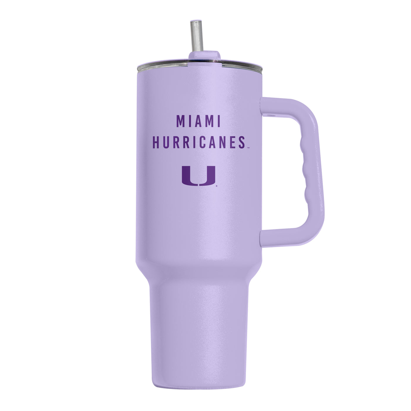 Miami 40oz Tonal Lavender Powder Coat Tumbler - Logo Brands