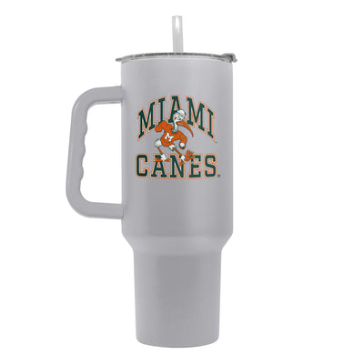 Miami 40oz Athletic Powder Coat Tumbler - Logo Brands