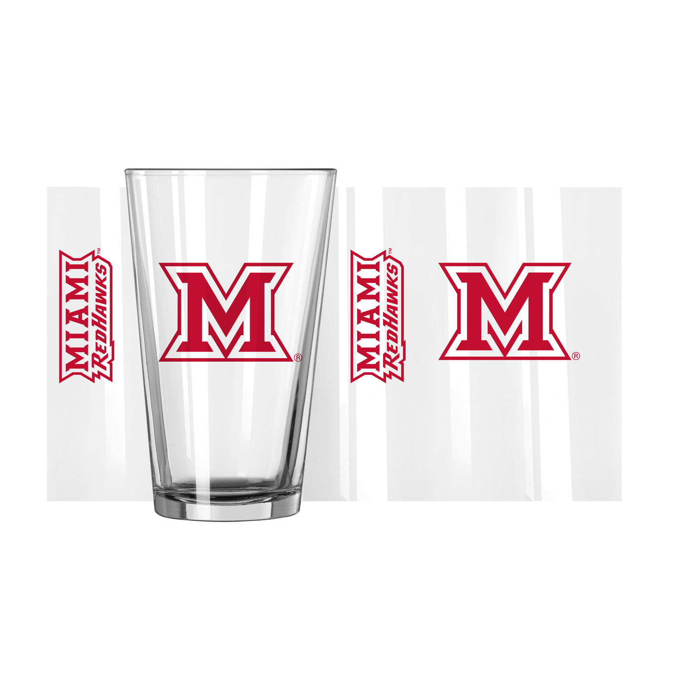 Miami Ohio 16oz Gameday Pint Glass - Logo Brands