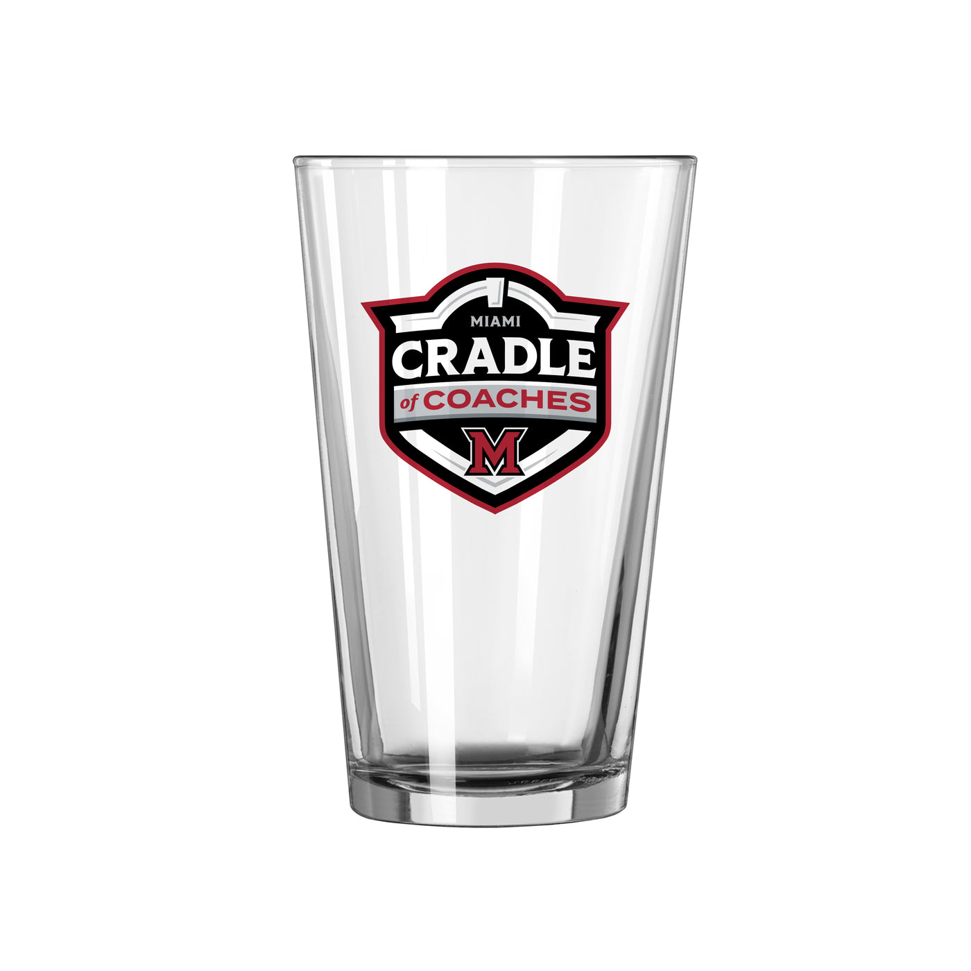 Miami Ohio Cradle of Coaches 16oz Pint Glass