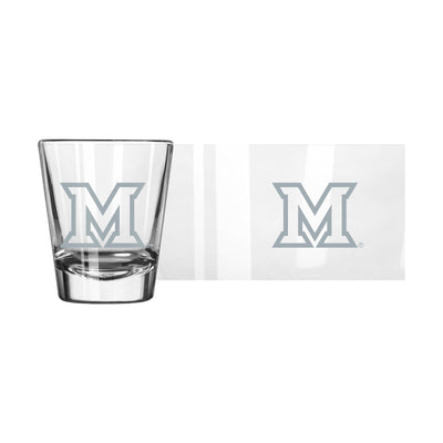 Miami Ohio 2oz Frost Shot Glass