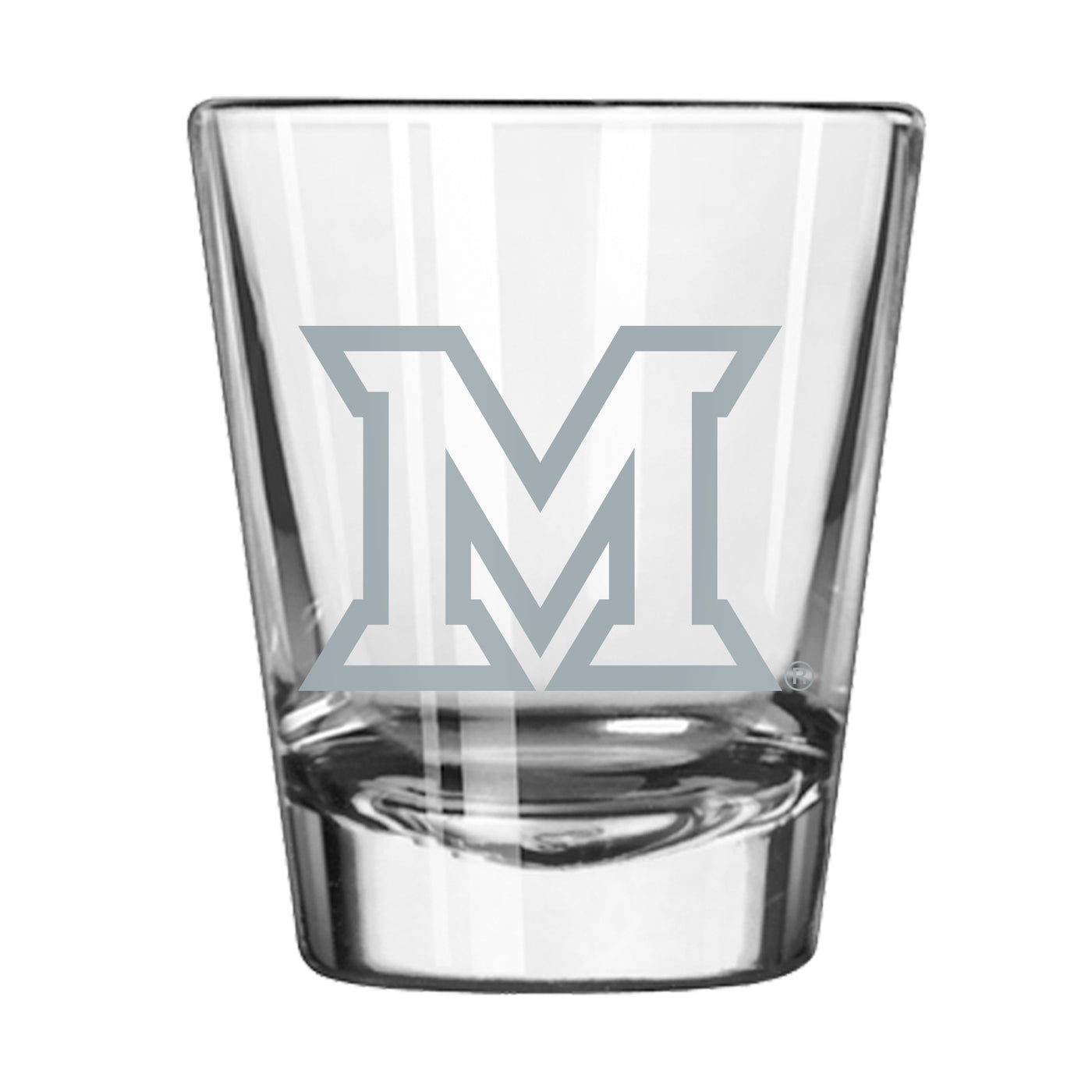 Miami Ohio 2oz Frost Shot Glass