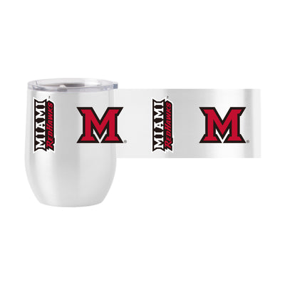 Miami Ohio 16oz Myaamia Stainless Curved Beverage