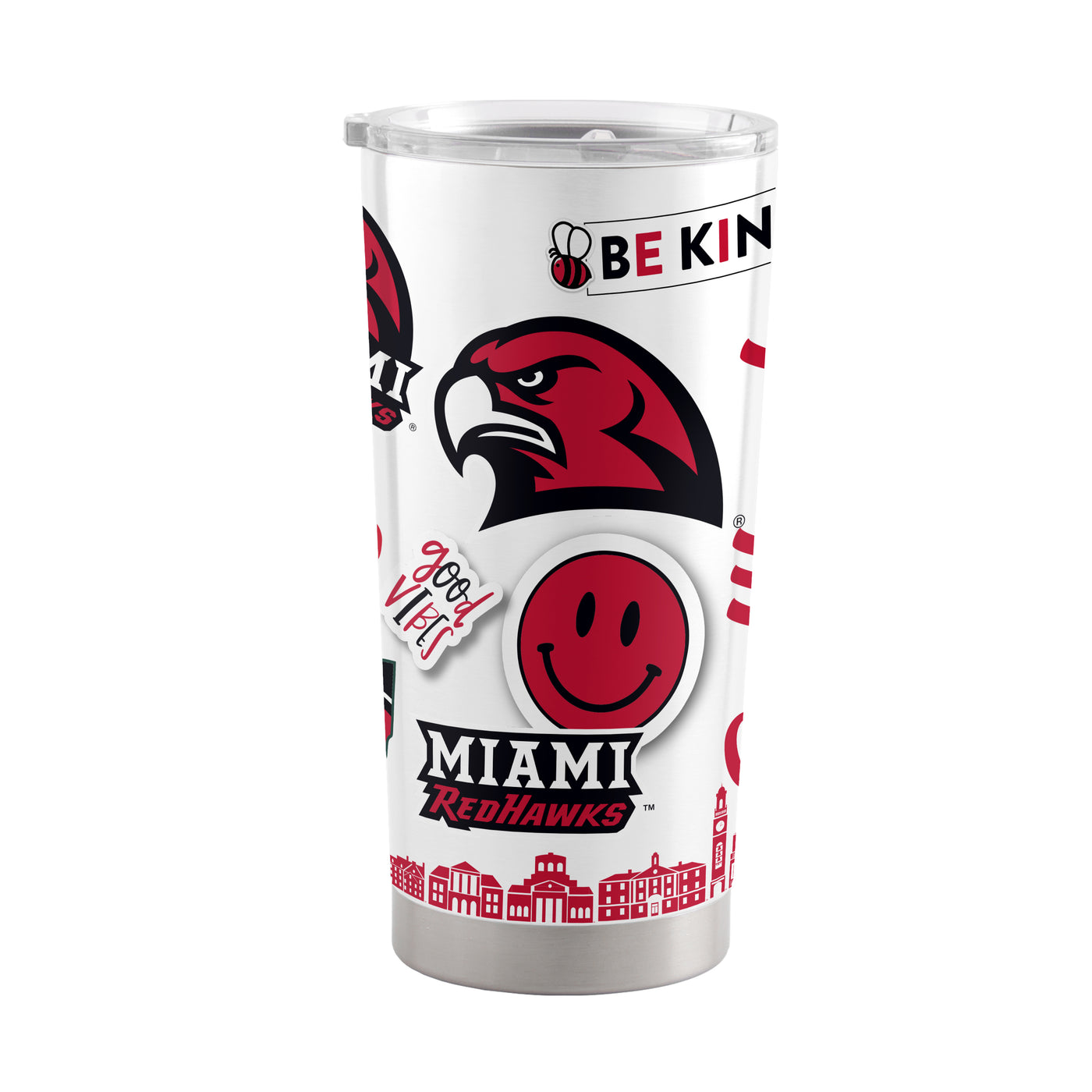 Miami Ohio 20oz Native Stainless Tumbler