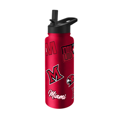 Miami Ohio 34oz Dreamweave Quencher Bottle