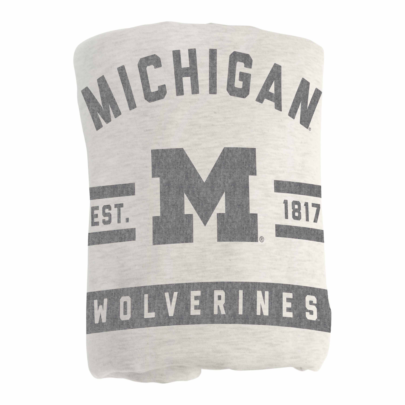 Michigan Oatmeal Sweatshirt Blanket