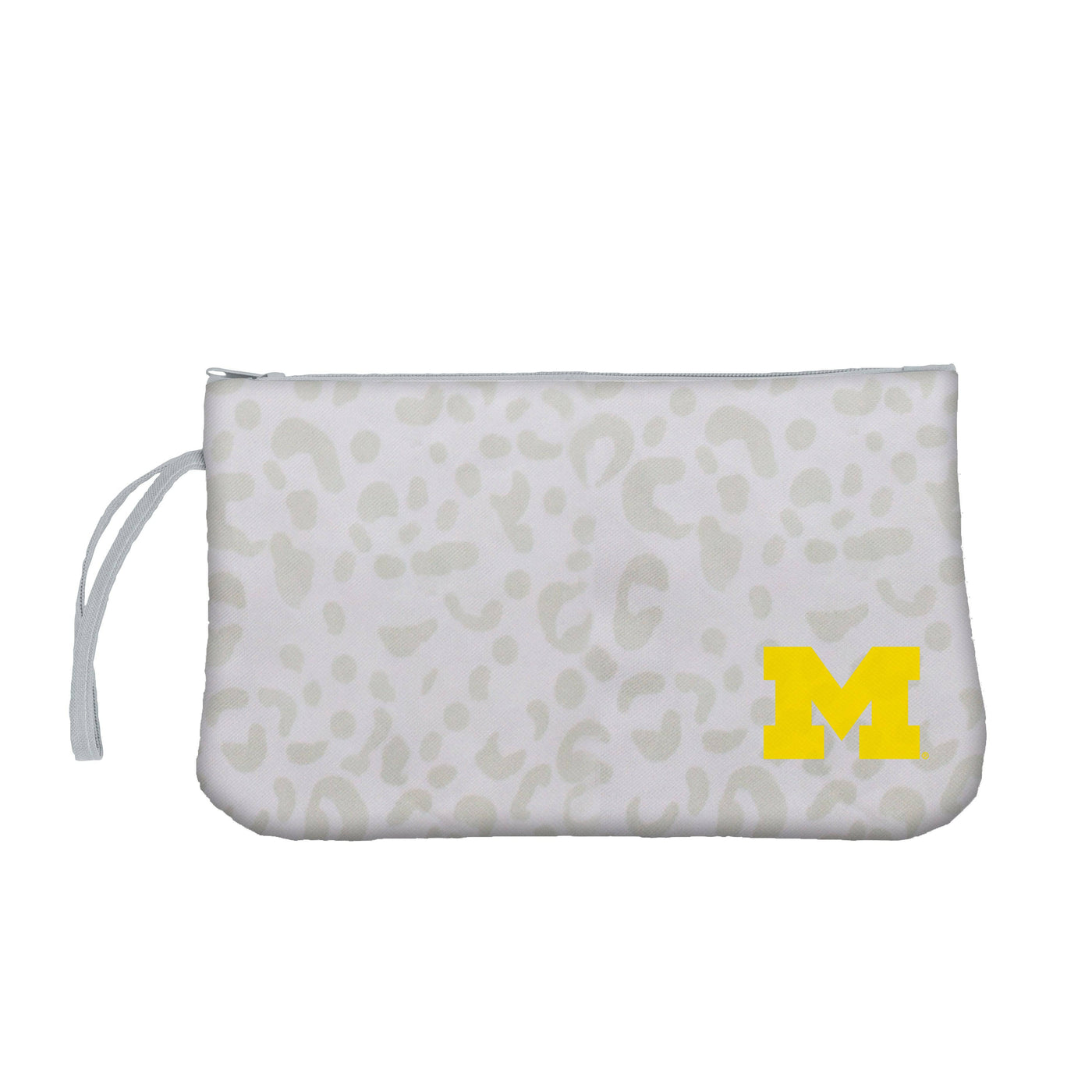 Michigan Leopard Print Wristlet