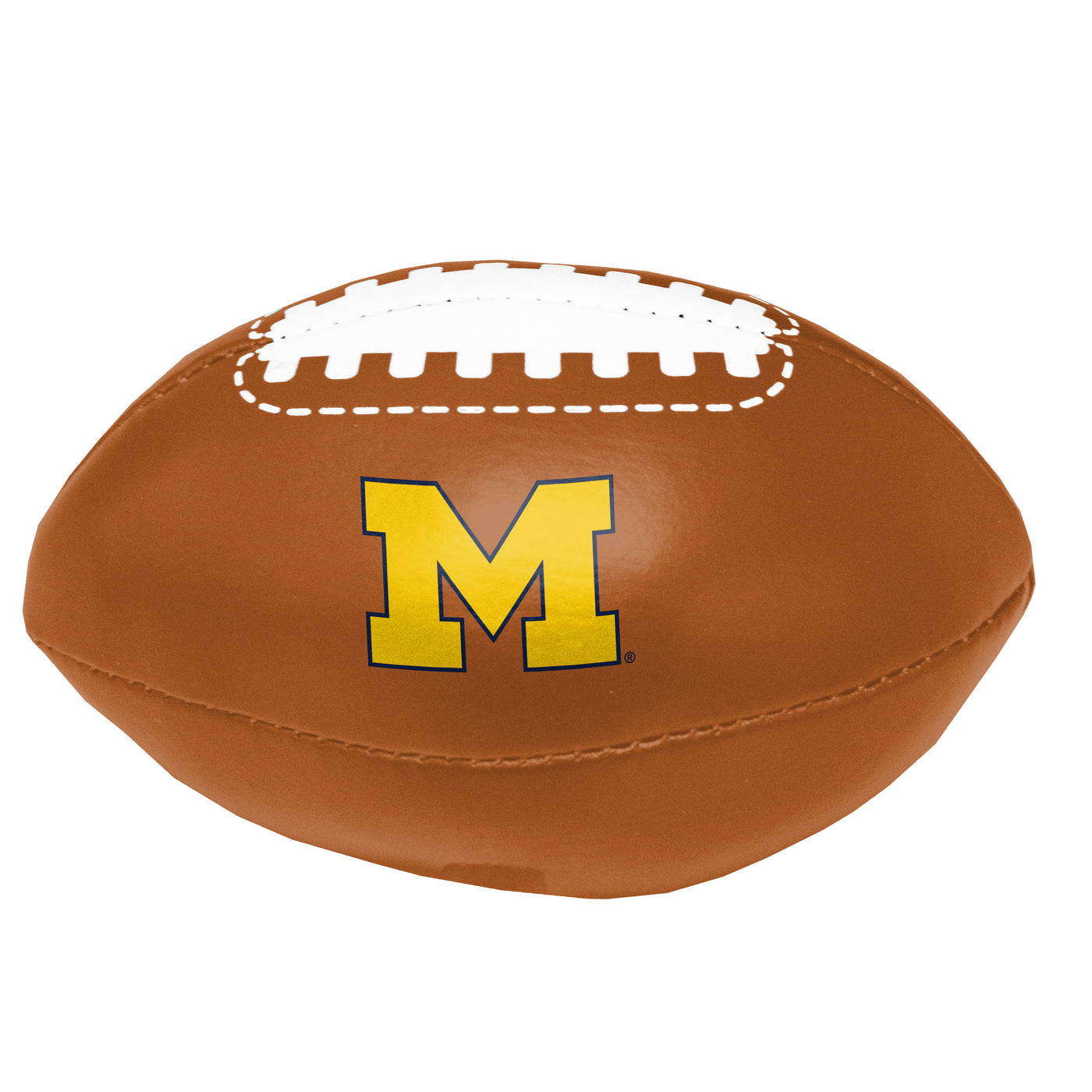 Michigan Composite Brown Micro Soft Football