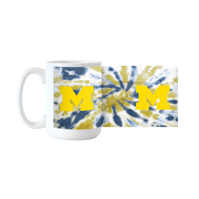 Michigan 15oz Tie Dye Sublimated Mug