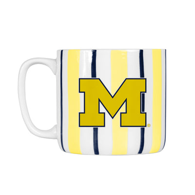 Michigan 16oz Brushstroke Stripe Mug