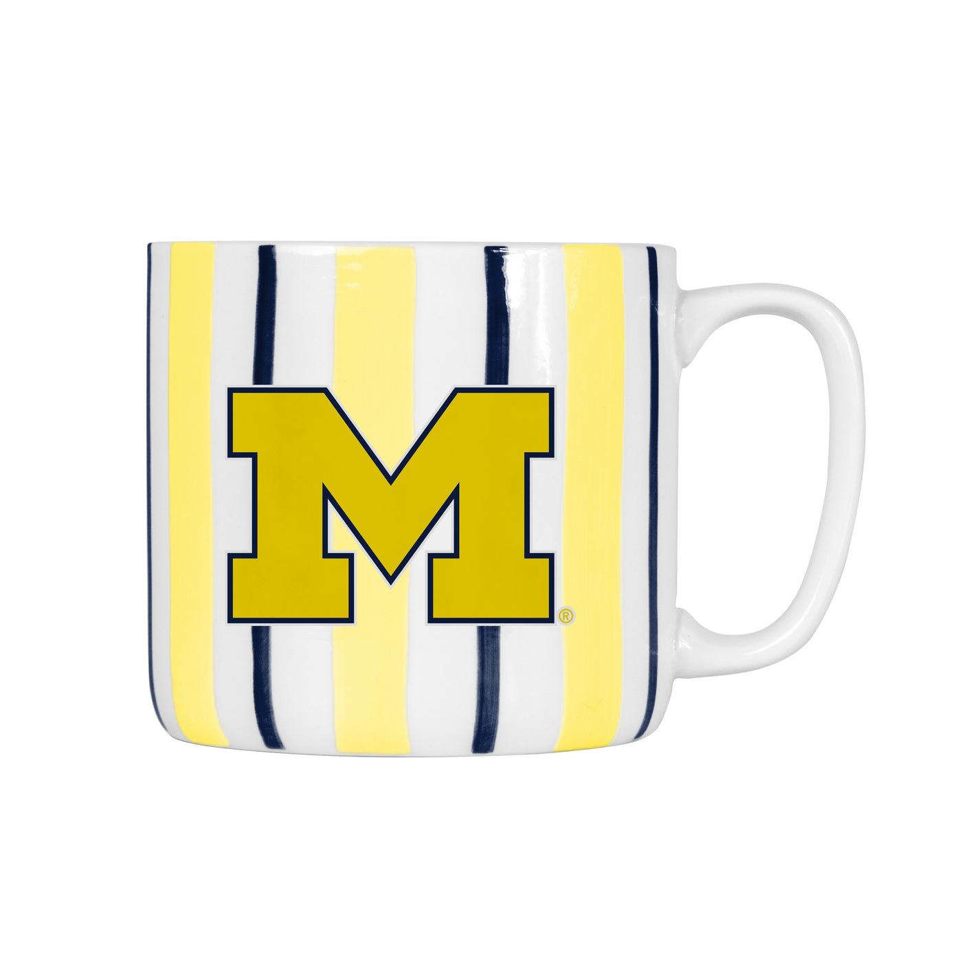 Michigan 16oz Brushstroke Stripe Mug