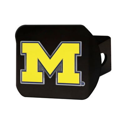 University of Michigan Color on Black Hitch Cover