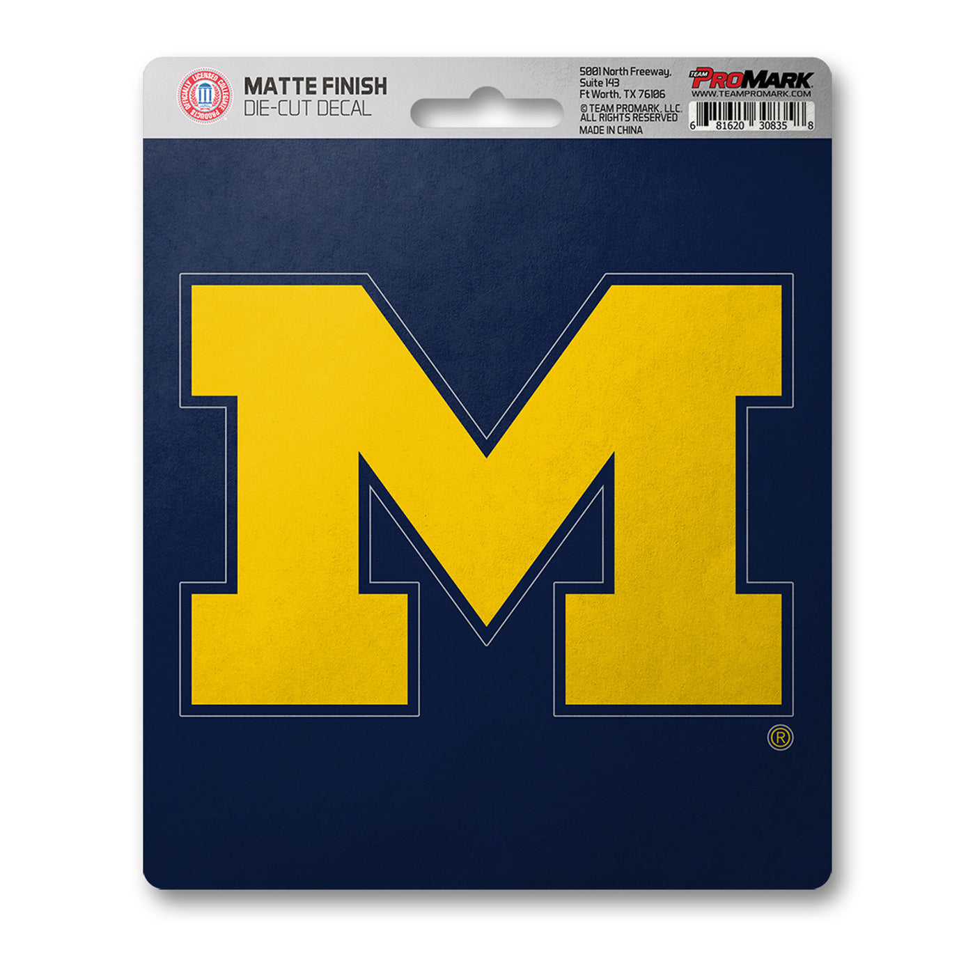 University of Michigan Matte Decal