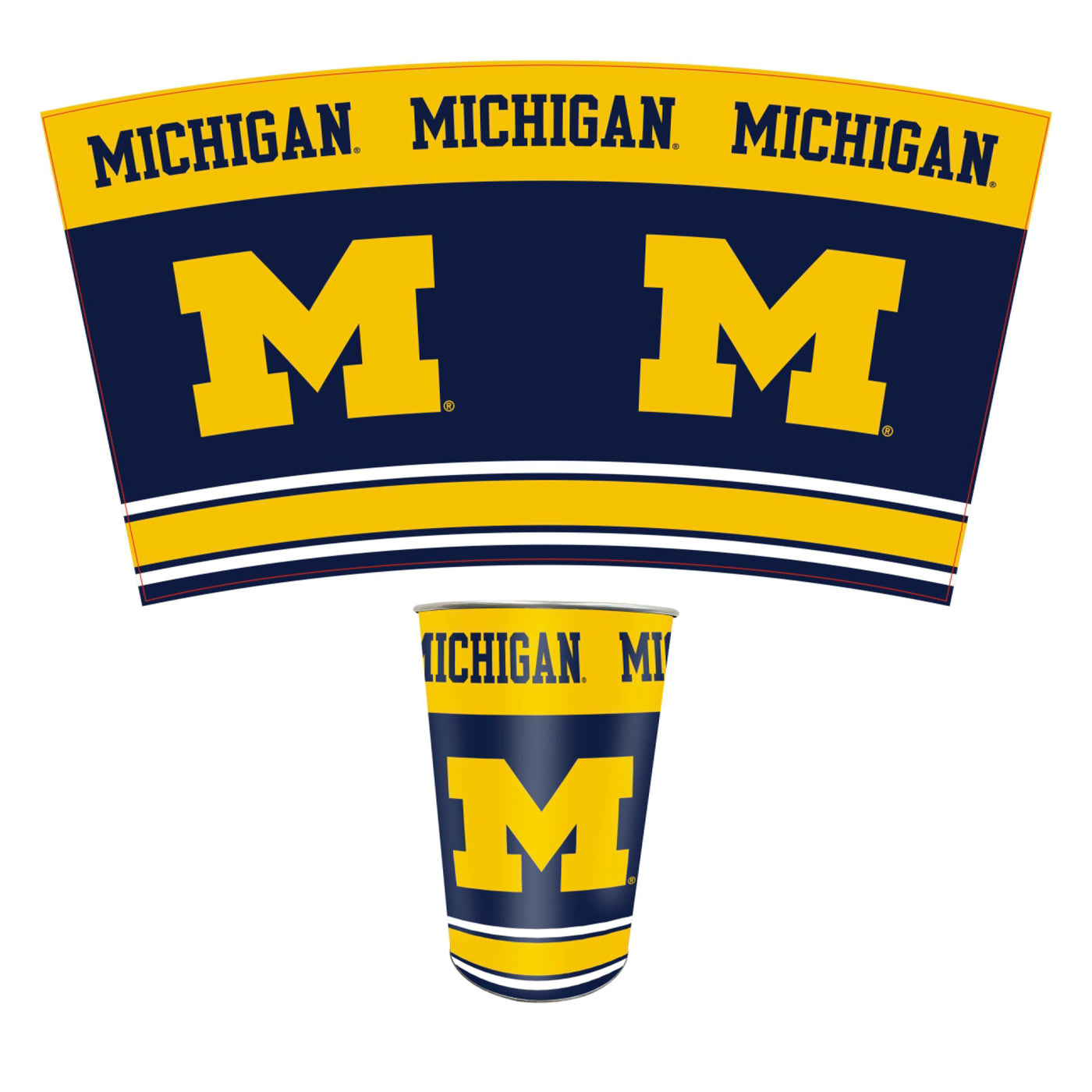 University of Michigan Wastebasket