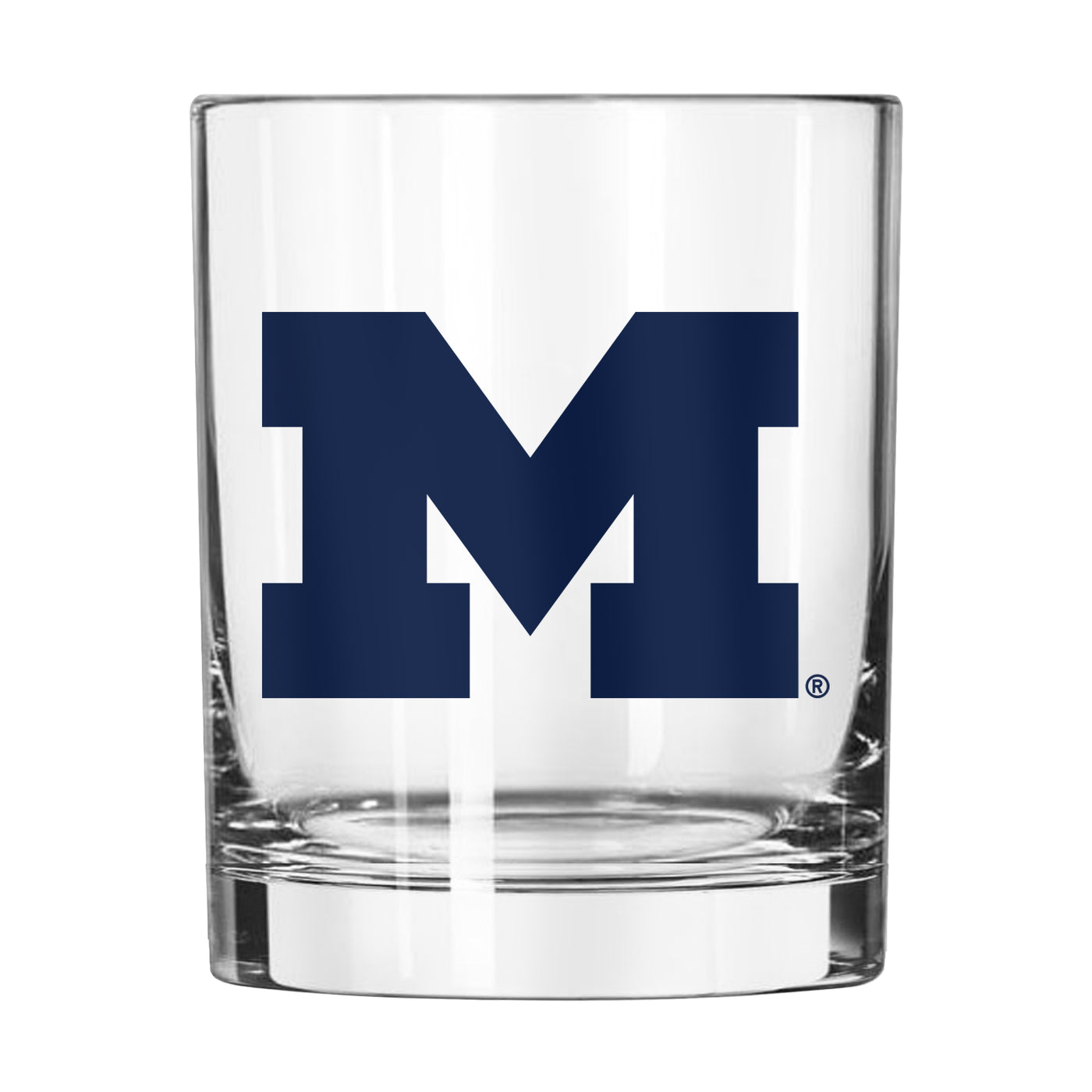 Michigan 14oz Gameday Rocks Glass