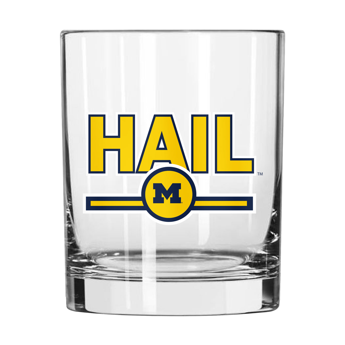 Michigan 14oz Letterman Rocks Glass