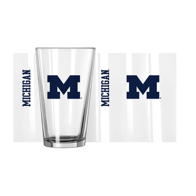 Michigan 16oz Gameday Pint Glass - Logo Brands