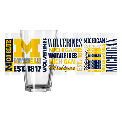 Michigan 16oz Spirit Pint Glass