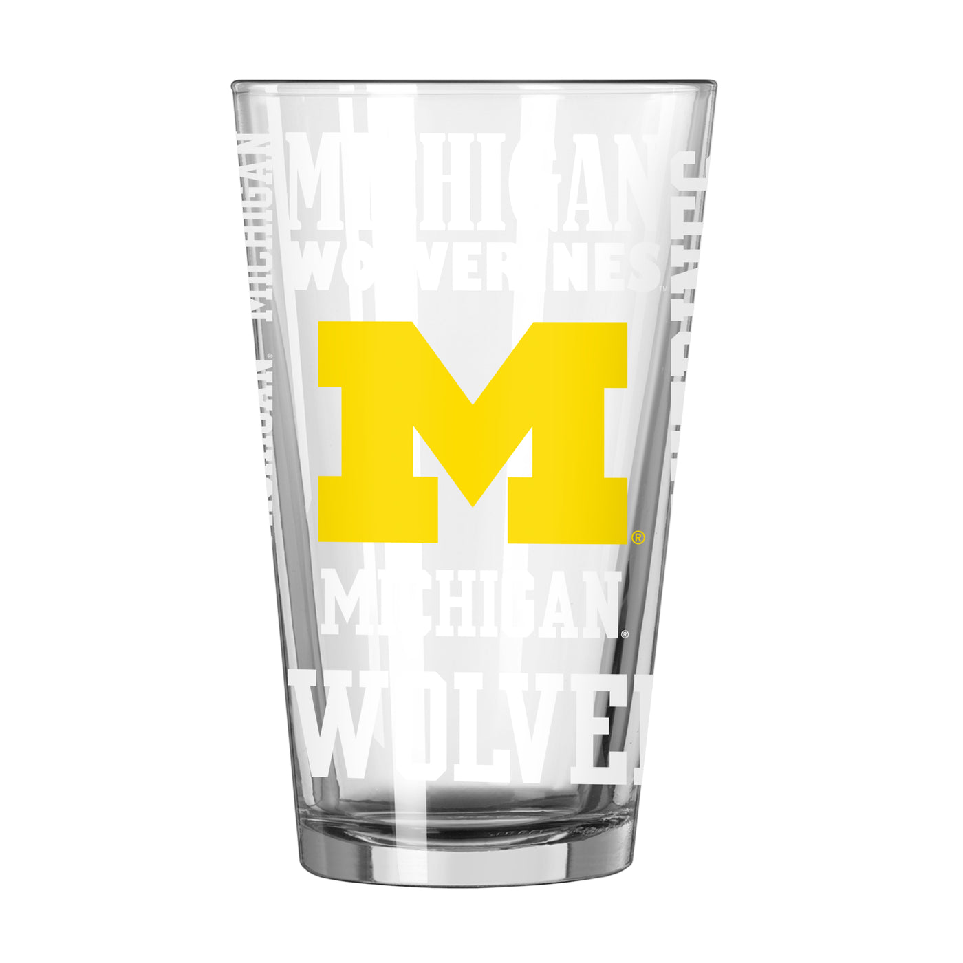 Michigan 16oz Replay Pint Glass