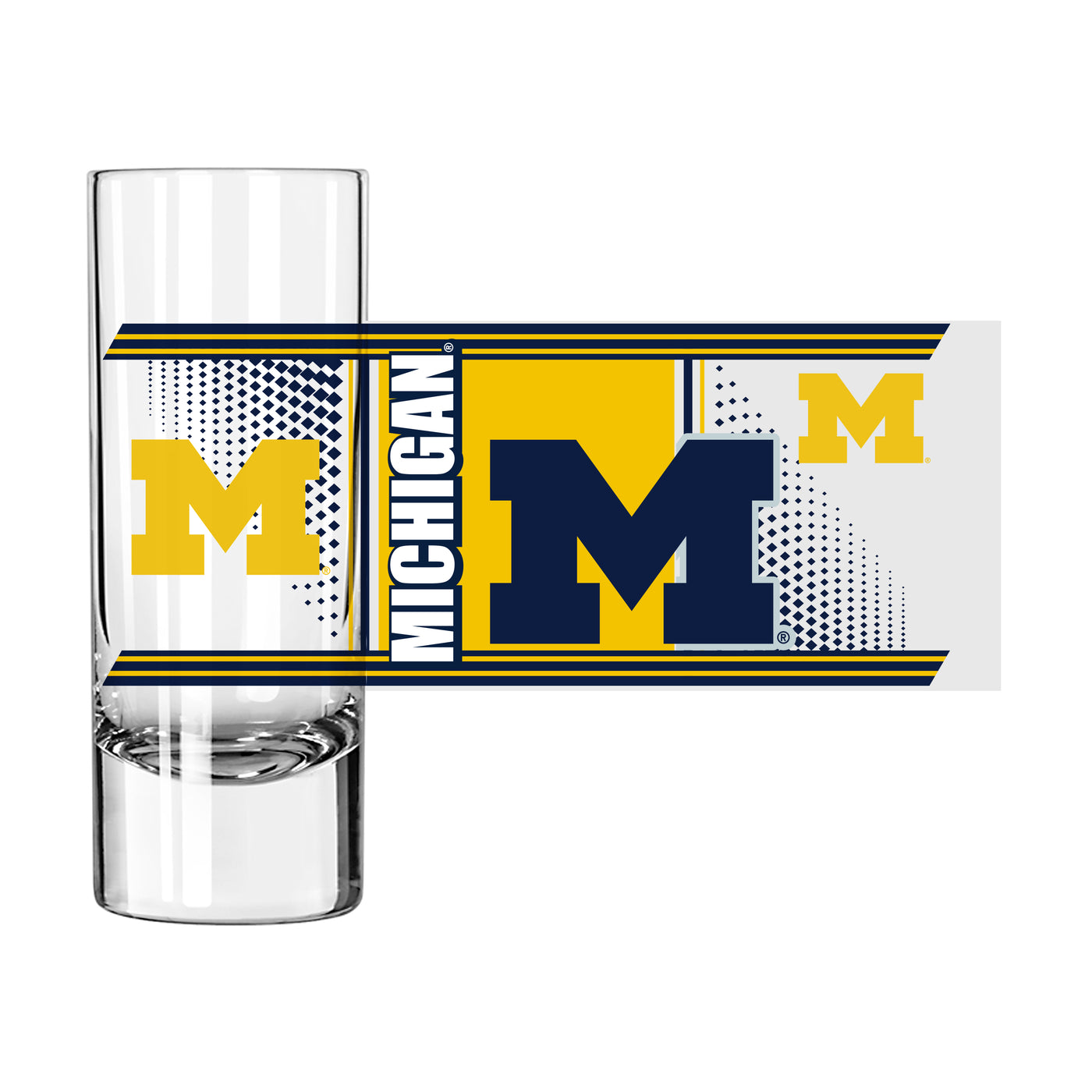 Michigan 2.5oz Hero Shooter Glass