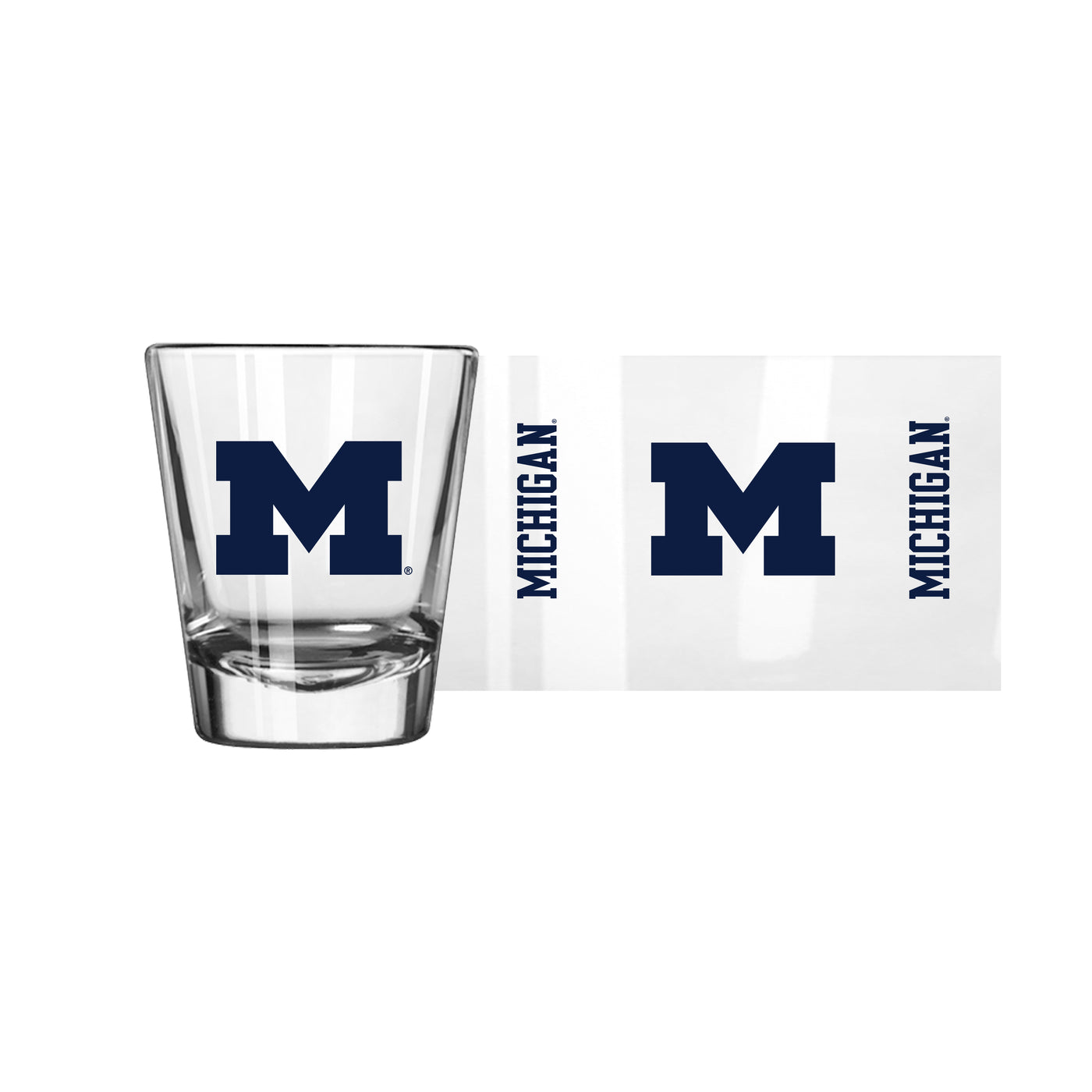 Michigan 2oz Gameday Shot Glass - Logo Brands