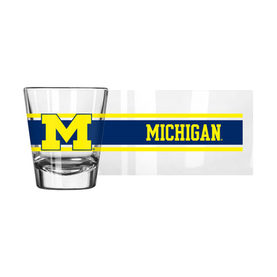 Michigan 2oz Stripe Shot Glass