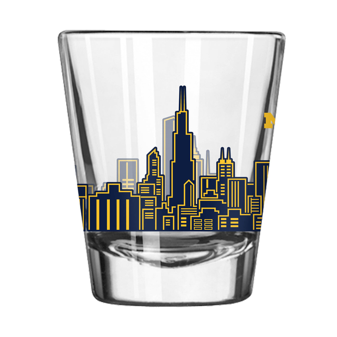 Michigan Chicago 2oz Shot Glass