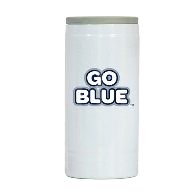 Michigan 12oz Bubble Iridescent Slim Coolie - Logo Brands