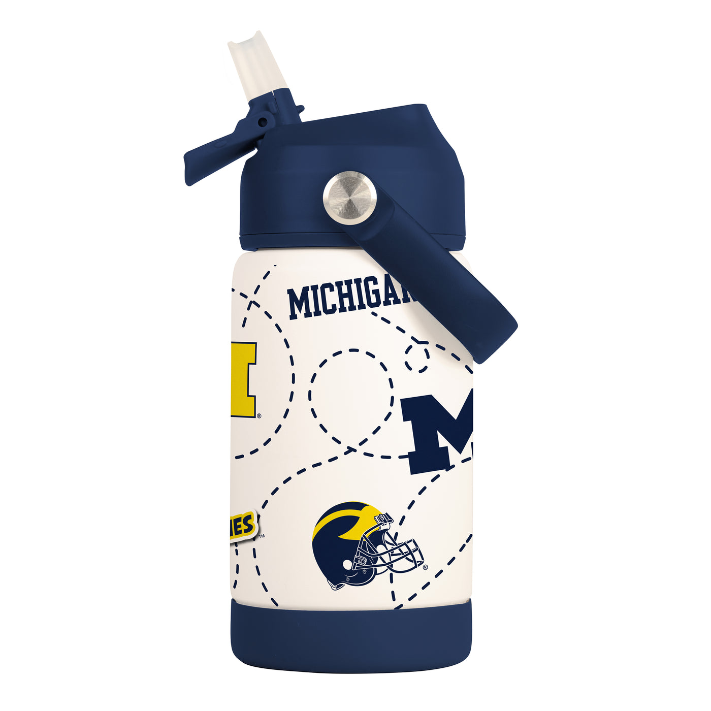 Michigan 12oz Mascot SS Kids Bottle