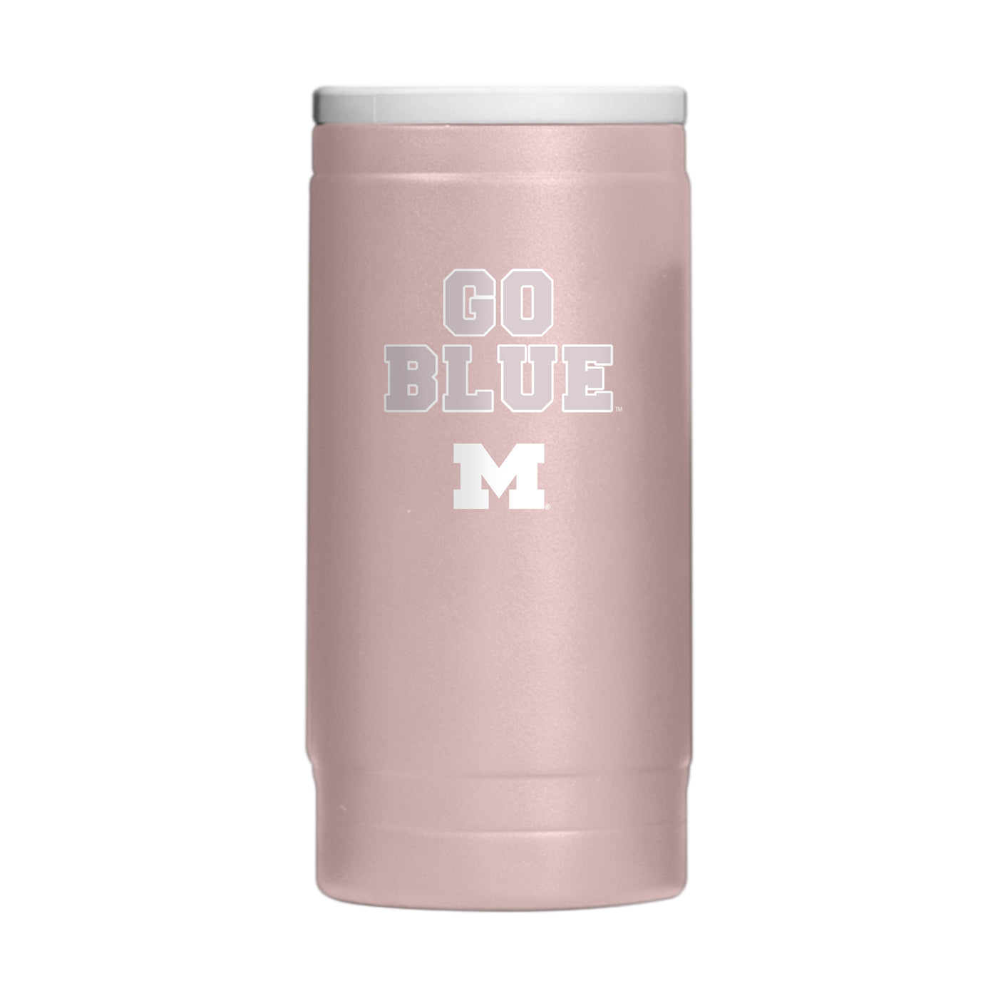 Michigan  Stencil Powder Coat Slim Can Coolie