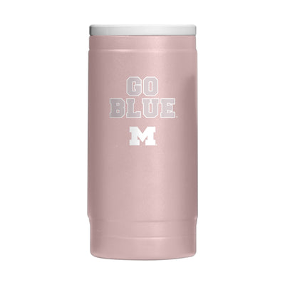 Michigan  Stencil Powder Coat Slim Can Coolie