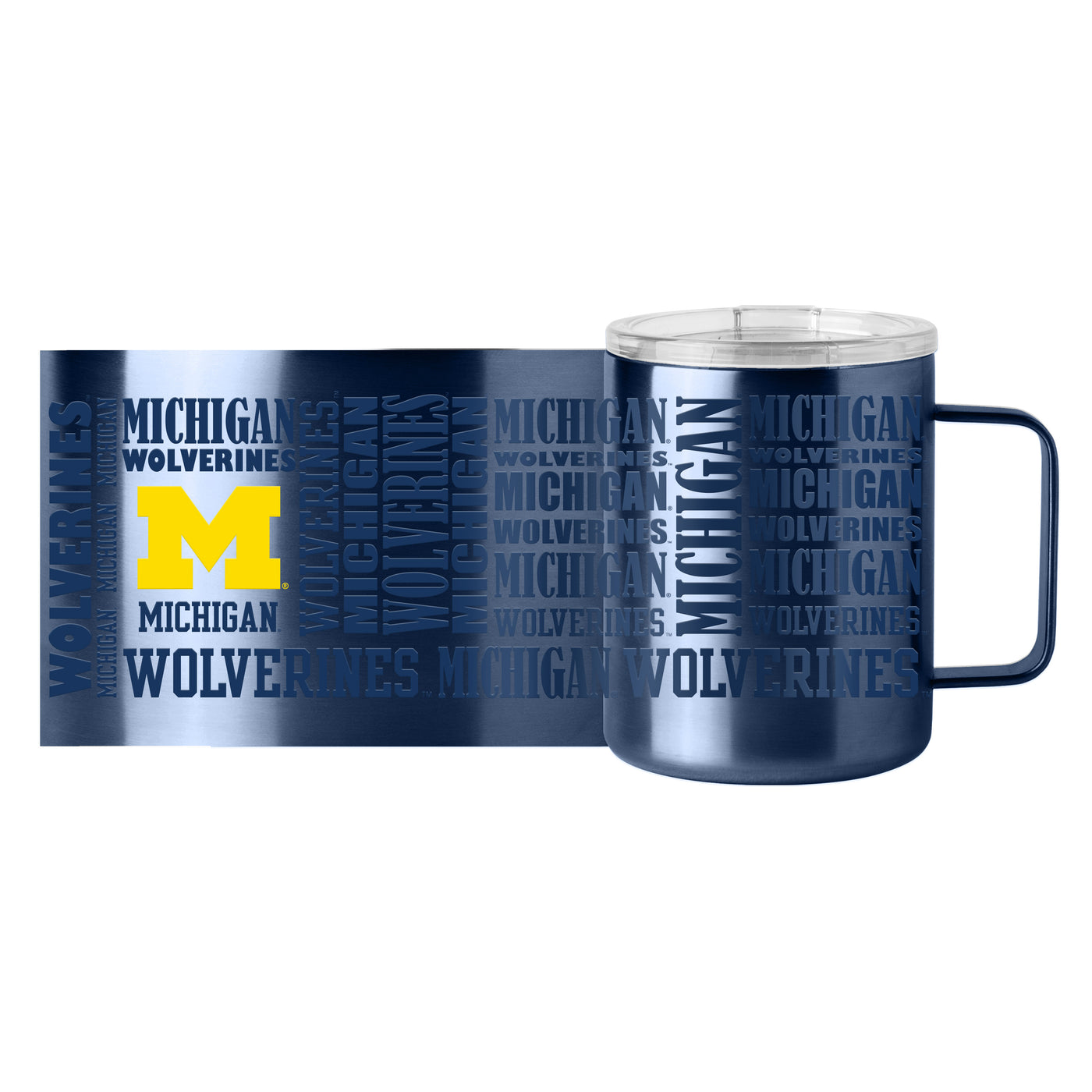 Michigan 15oz Replay Stainless Steel Mug
