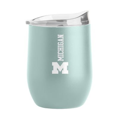 Michigan 16oz Vertical Powder Coat Curved Beverage