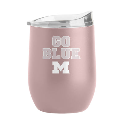 Michigan 16oz Stencil Powder Coat Curved Beverage