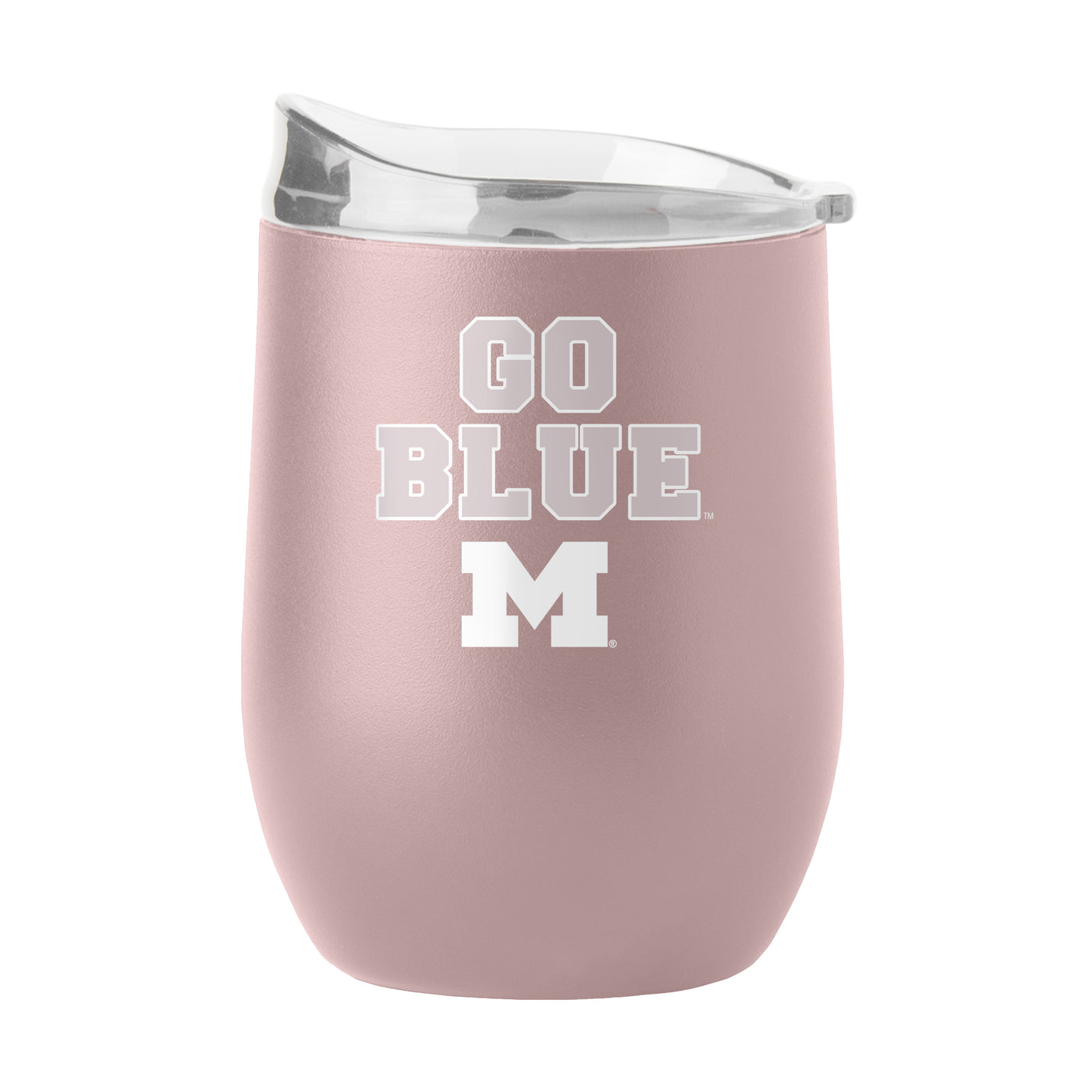Michigan 16oz Stencil Powder Coat Curved Beverage