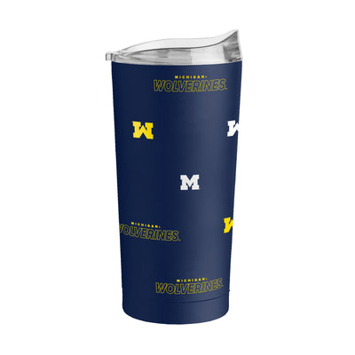 Michigan 20oz Step And Repeat Powder Coat Tumbler