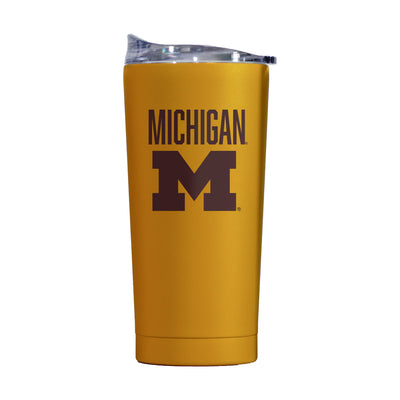Michigan 20oz Huddle Powder Coat Tumbler - Logo Brands