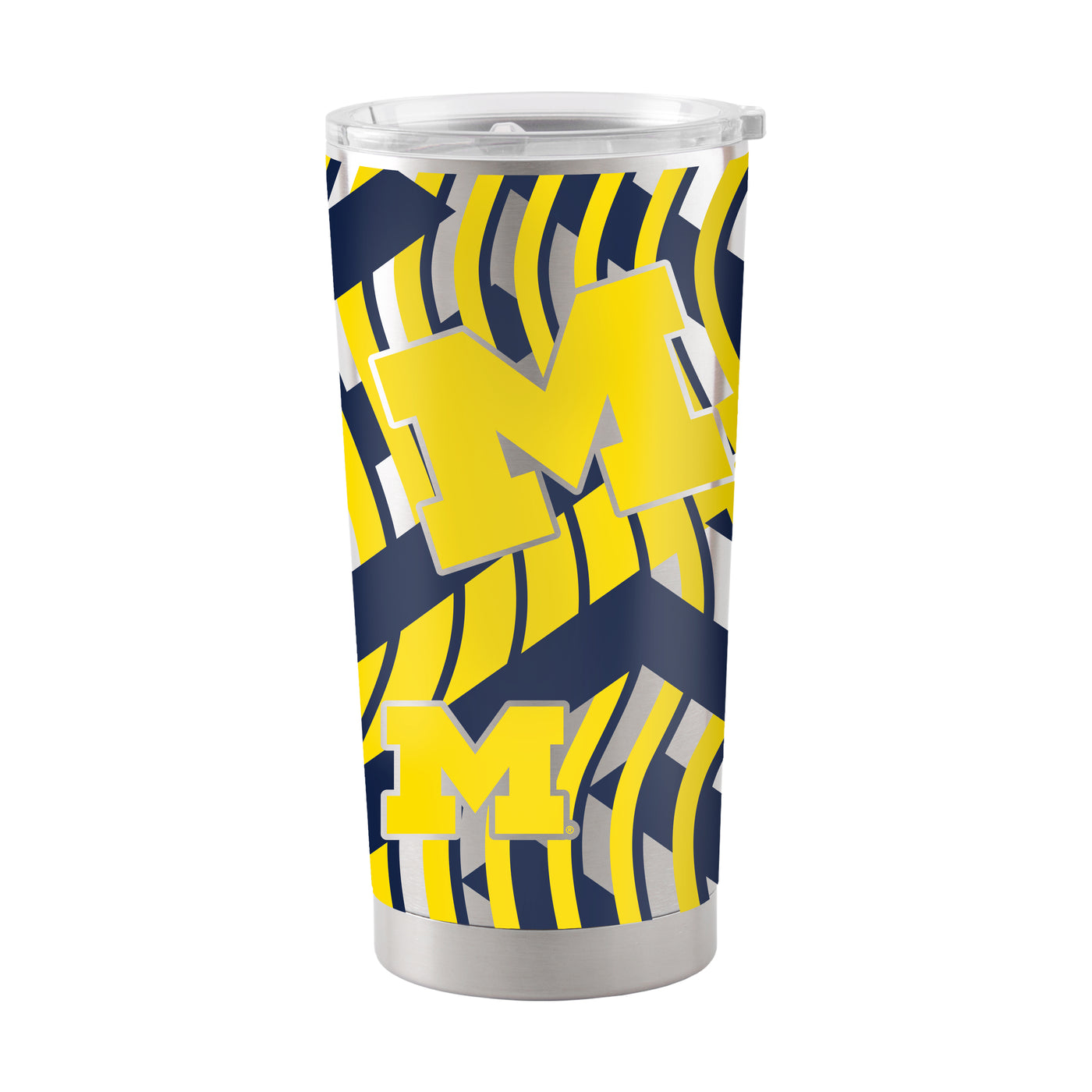 Michigan 20oz Flex Silver. Stainless Tumbler