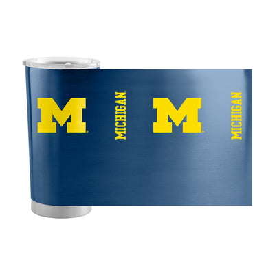 Michigan 1 Color 20oz Gameday Stainless Tumbler