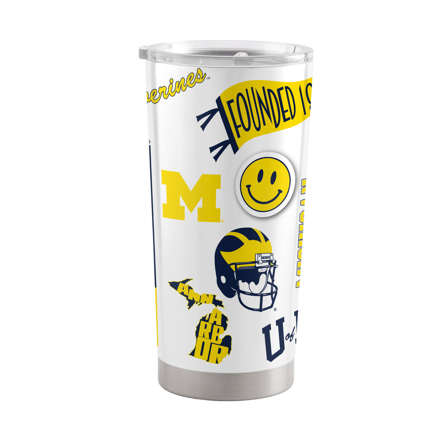 Michigan 20oz Native Stainless Tumbler