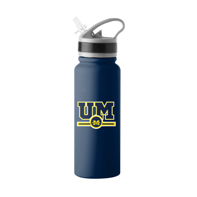 Michigan 25oz Campus Color Letterman Stainless Single Wall Flip Top Bottle