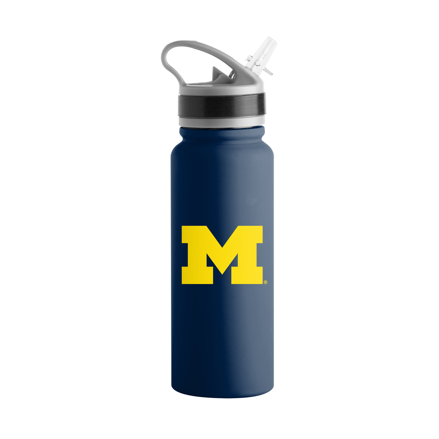 Michigan 25oz Campus Color Letterman Stainless Single Wall Flip Top Bottle