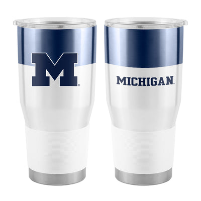 Michigan 30oz Colorblock Stainless Tumbler - Logo Brands