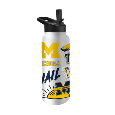 Michigan 34oz Native Quencher Bottle - Logo Brands