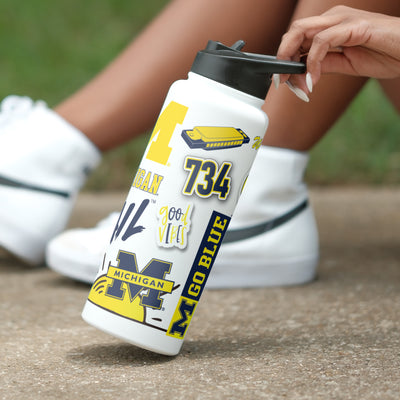 Michigan 34oz Native Quencher Bottle - Logo Brands