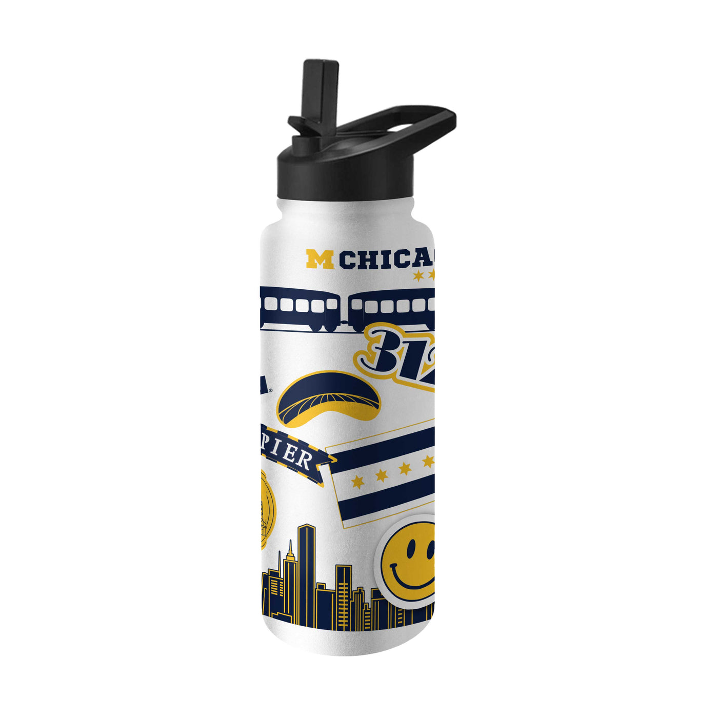 Michigan Chicago 34oz Native Quencher Bottle - Logo Brands