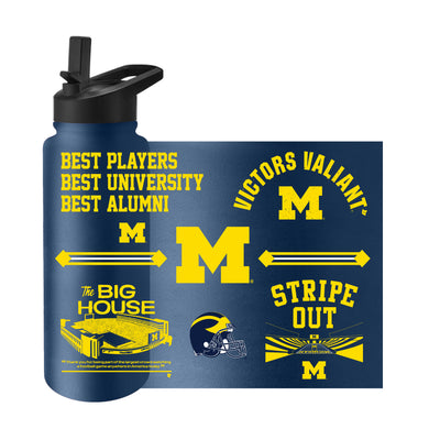 University of Michigan/Breaking T 34oz Native Quencher Bottle