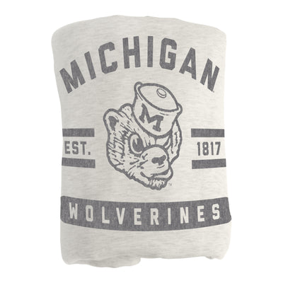 Michigan Vault Sublimated Sweatshirt Blanket